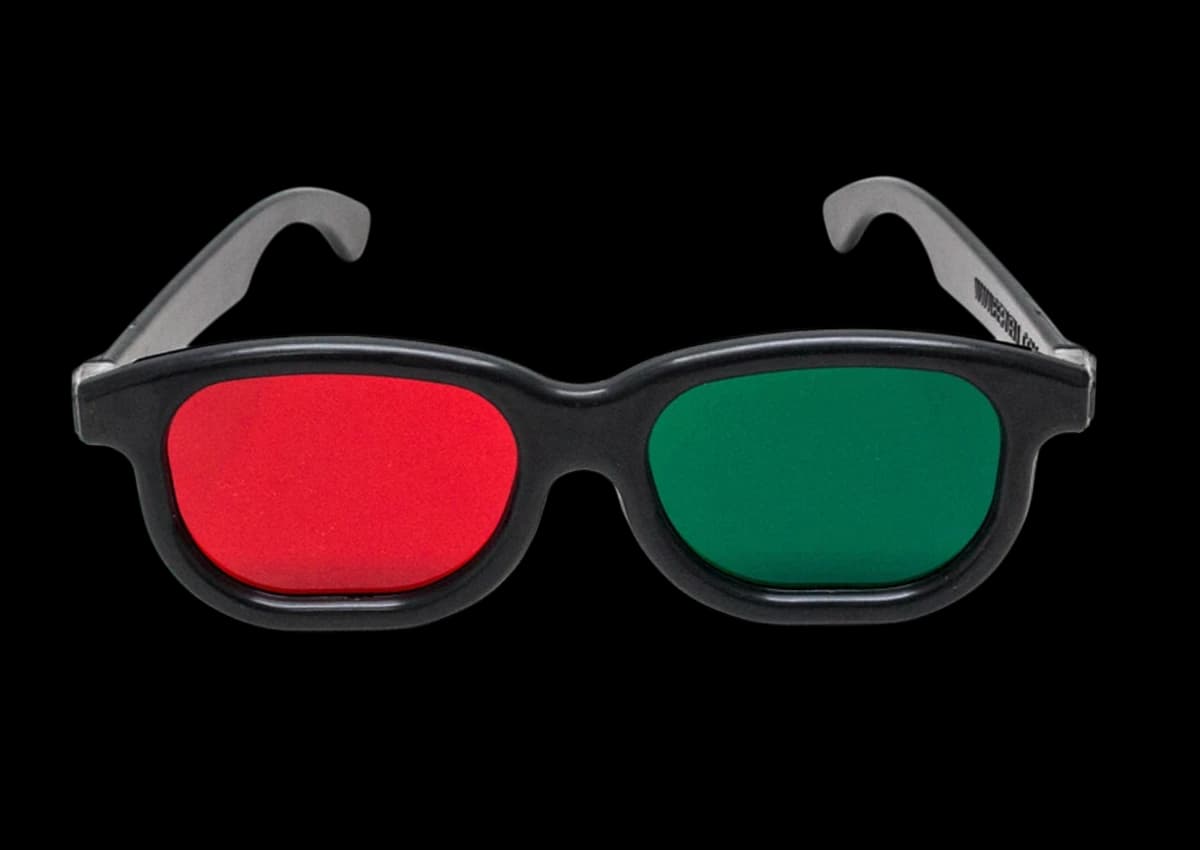 Okulary czerwono-zielone Bernella